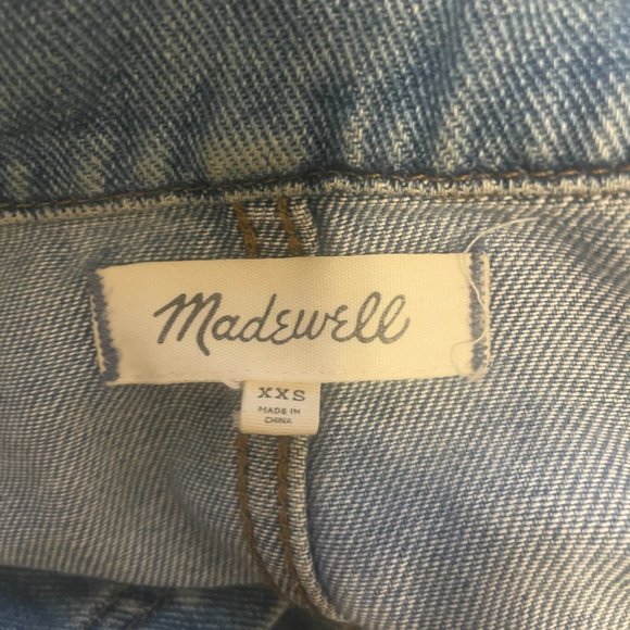 Madewell Denim Southlake Military Jacket Size XXS Casual - Picture 8 of 14
